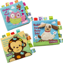 Load image into Gallery viewer, Baby Soft Toys Animal Embroidered Cloth Book Newborn Early Development Activity Books  Kids Gifts WJ411