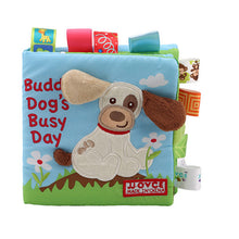 Load image into Gallery viewer, Animal Style Monkey/Owl/Dog Newborn Baby Toys Learning Educational Kids Cloth Books Cute Infant Baby Fabric Book Ratteles Toy
