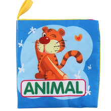 Load image into Gallery viewer, Animal Style Monkey/Owl/Dog Newborn Baby Toys Learning Educational Kids Cloth Books Cute Infant Baby Fabric Book Ratteles Toy