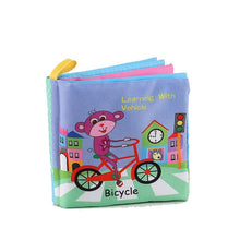 Load image into Gallery viewer, Animal Style Monkey/Owl/Dog Newborn Baby Toys Learning Educational Kids Cloth Books Cute Infant Baby Fabric Book Ratteles Toy
