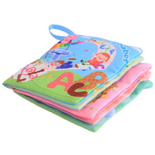 Load image into Gallery viewer, Animal Style Monkey/Owl/Dog Newborn Baby Toys Learning Educational Kids Cloth Books Cute Infant Baby Fabric Book Ratteles Toy