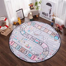 Load image into Gallery viewer, Animal Print Round Kids Rug Toys Infant Carpet Baby Play Mat Cotton Developing Mat Rug Puzzle Children's Carpet Play Mat Storage