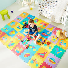 Load image into Gallery viewer, 10Pcs animal Number Pattern Foam Puzzle Kids Rug Carpet Split Joint EVA baby Play Mat Indoor Soft activity Puzzle Mats