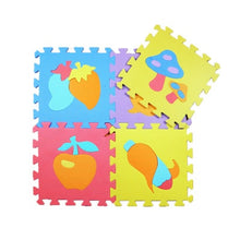 Load image into Gallery viewer, 10Pcs animal Number Pattern Foam Puzzle Kids Rug Carpet Split Joint EVA baby Play Mat Indoor Soft activity Puzzle Mats