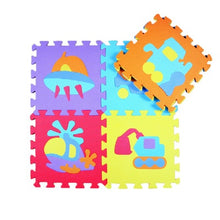 Load image into Gallery viewer, 10Pcs animal Number Pattern Foam Puzzle Kids Rug Carpet Split Joint EVA baby Play Mat Indoor Soft activity Puzzle Mats