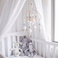 Load image into Gallery viewer, Baby Rattles Mobile Felt Ball Beads Wind Chimes Bell Toys For Kids Room Bed Hanging Decor Tent Decor Photography Props Gifts