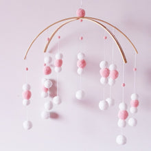 Load image into Gallery viewer, Baby Rattles Mobile Felt Ball Beads Wind Chimes Bell Toys For Kids Room Bed Hanging Decor Tent Decor Photography Props Gifts
